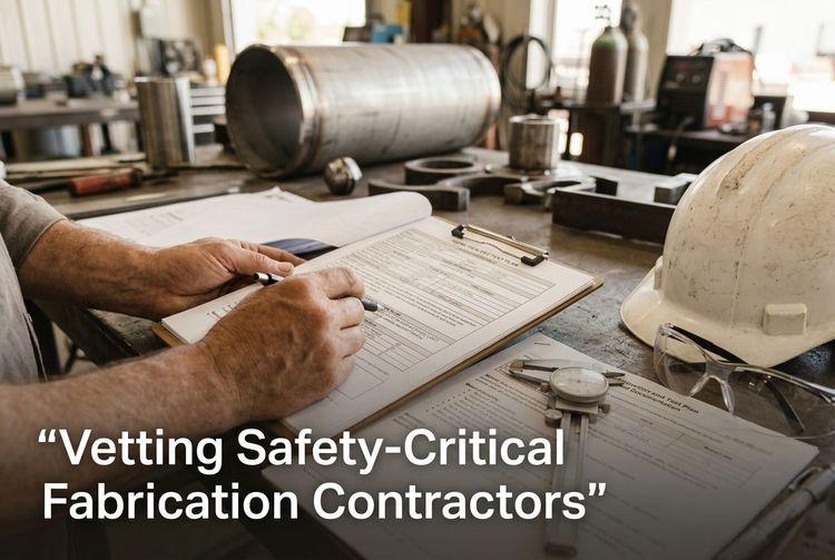 How to Vet Fabrication Contractors for Safety-Critical New Industrial Installations