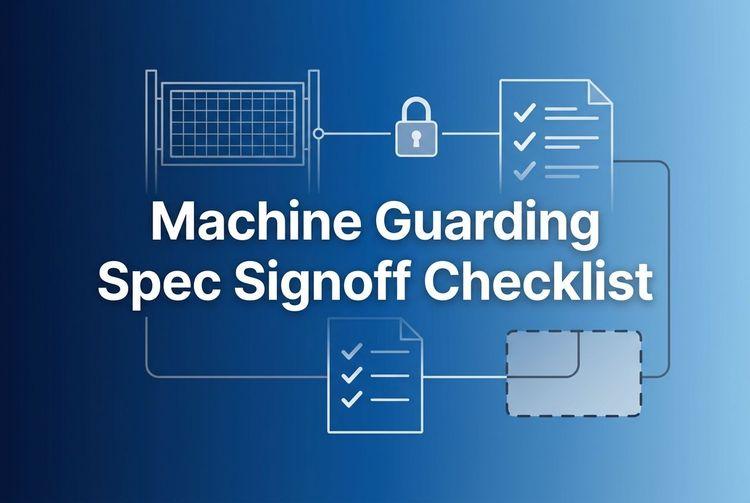 Bespoke Machine Guarding That’s Safe and Usable: A Spec-and-Signoff Checklist for Maintenance Managers